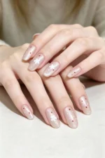 Kedi Gözü Kısa Tırnak 10 Adet Takma Tırnak Seti T176 - Görsel 2