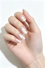 Kedi Gözü Kısa Tırnak 10 Adet Takma Tırnak Seti T176 - Görsel 4