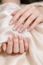 Kedi Gözü Kısa Tırnak 10 Adet Takma Tırnak Seti T227