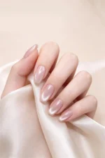 Kedi Gözü Kısa Tırnak 10 Adet Takma Tırnak Seti T227 - Görsel 6