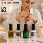 UNO 4'lü Set Protez Tırnak Hazırlık Seti Primer Dehidratör Rubber Base UNO Nail Prep