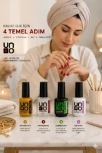 UNO 4'lü Set Protez Tırnak Hazırlık Seti Primer Dehidratör Rubber Base UNO Nail Prep