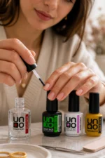 UNO 4'lü Set Protez Tırnak Hazırlık Seti Primer Dehidratör Rubber Base UNO Nail Prep - Görsel 4