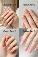 Renkli Rubber Base Coat 15ml - Kalıcı Oje ve Protez Tırnak Baz Kat