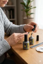 UNO Strong Base Coat 15ml Protez Tırnak Jeli Baz Kat Rubber Base Gel - Görsel 3