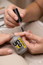 UNO Strong Base Coat 15ml Protez Tırnak Jeli Baz Kat Rubber Base Gel - Görsel 5